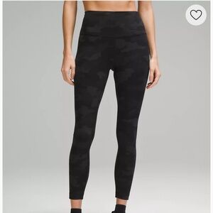 Lululemon Wunder Under High-Rise Luxtreme leggings Incognito Camo Multi Grey 16